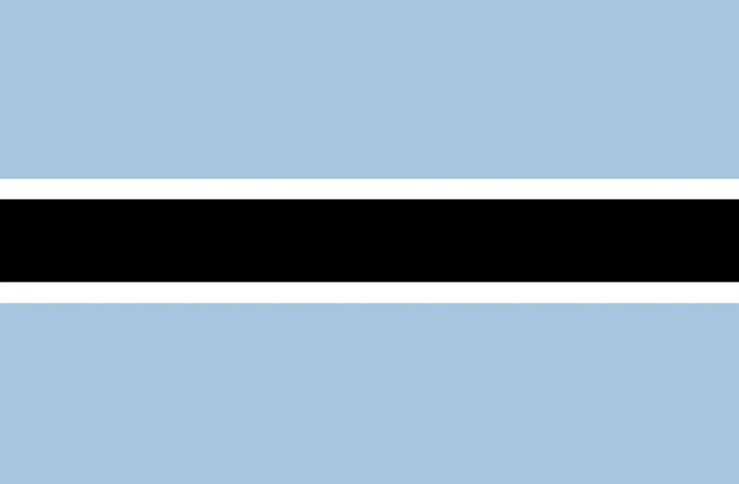 flag botswana